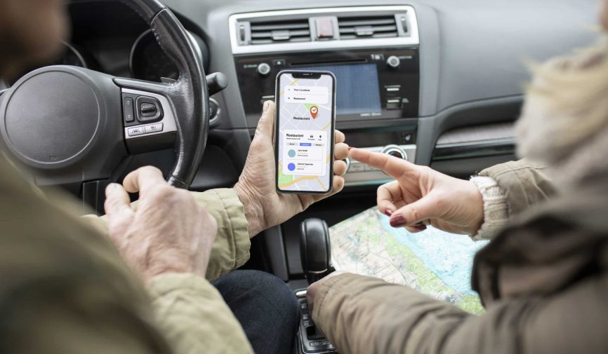 Driver-Friendly Apps Every Irish Driver Should Have on Their Phone Collage of people buying, selling, and driving cars including luxury vehicles, electric cars, car dealerships, and family car transactions.